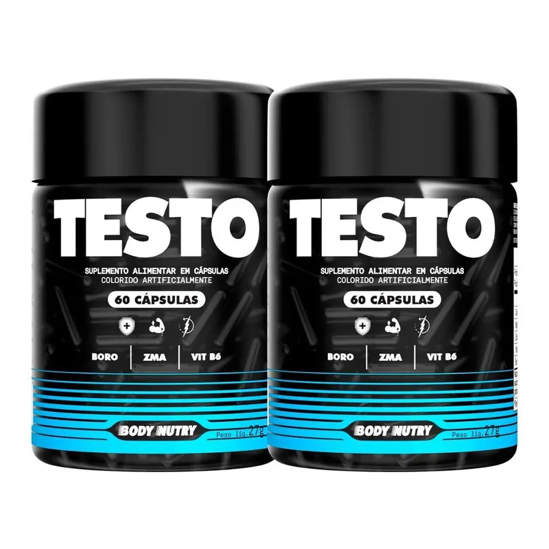 Kit 2x Suplemento Masculino Body Nutry – 60 Cápsulas Cada