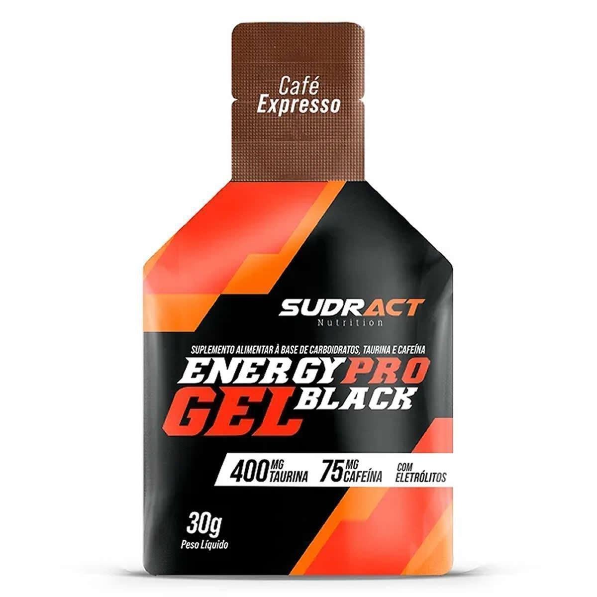ENERGY PRO GEL BLACK 15 UNIDADES - SUDRACT (CAFE EXPRESSO)