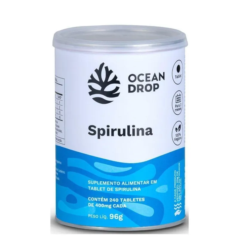 Spirulina 240 tabletes Ocean Drop