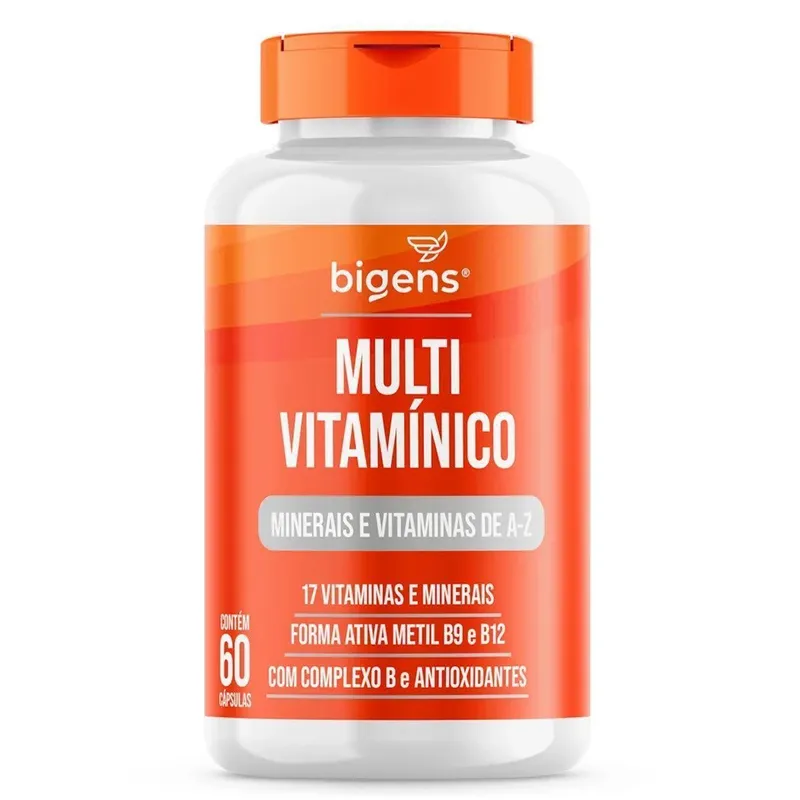 Multivitamínico - 60 Cápsulas - Bigens