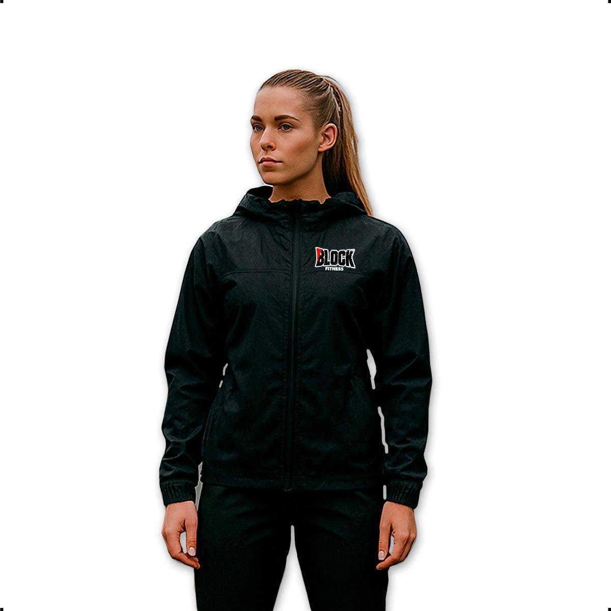 Corta Vento Pra Treino Block Fitness Moda Fitness Blusa