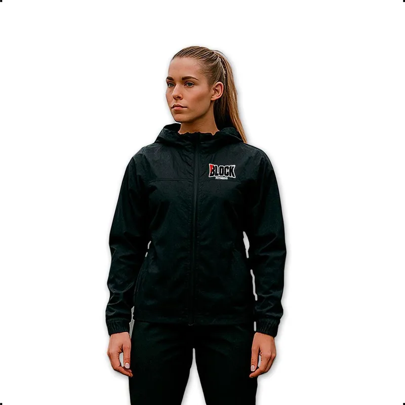 Corta Vento Pra Treino Block Fitness Moda Fitness Blusa