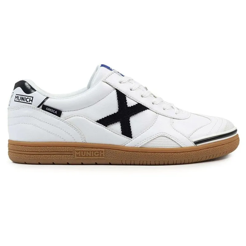 Chuteira de Futsal Masculina Munich Gresca 321 Branca - 3000