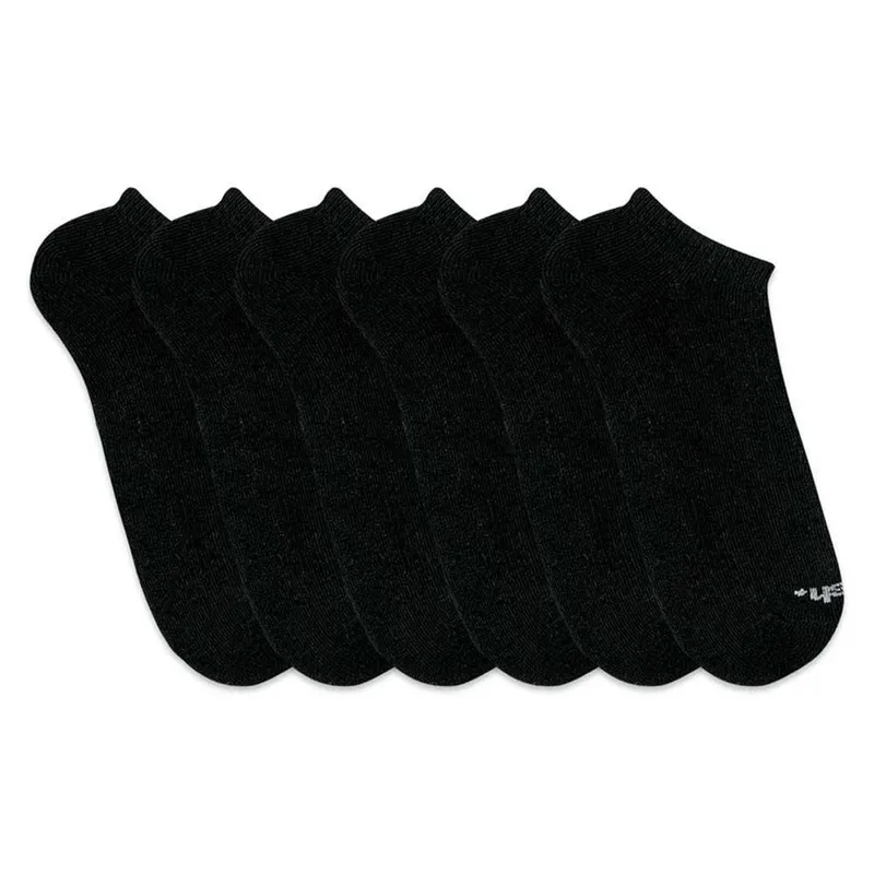 KIT 6 PARES MEIA ESPORTIVA INVISÍVEL 34-38 PRETO UNICA