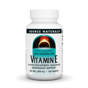 Source Naturals Vitamina E 400 UI 100 tabletas