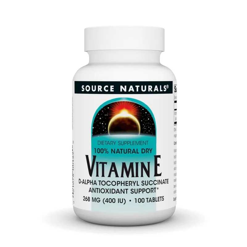 Source Naturals Vitamina E 400 UI 100 tabletas