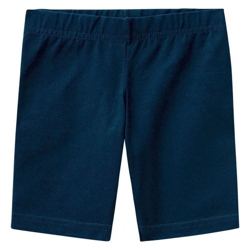 Bermuda Feminina Infantil de Cotton Azul Marinho Malwee