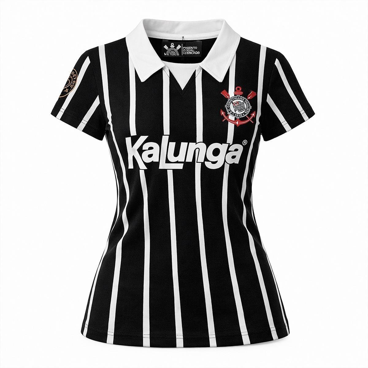 Camisa Corinthians Retrô 1990 - Feminina