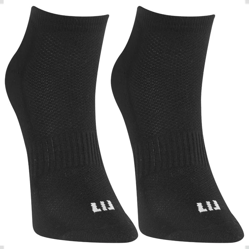 Kit 2 Pares Meia Performance Poliamida Core Cano Curto Dia a Dia Casual Dry Unissex Academia