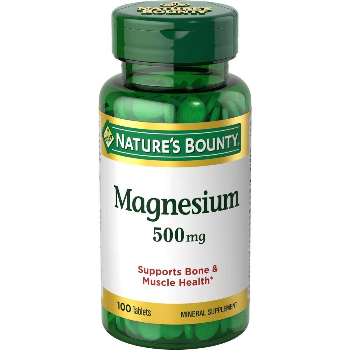 Suplemento Nature'S Bounty Magnésio 500 Mg 100 Comprimidos