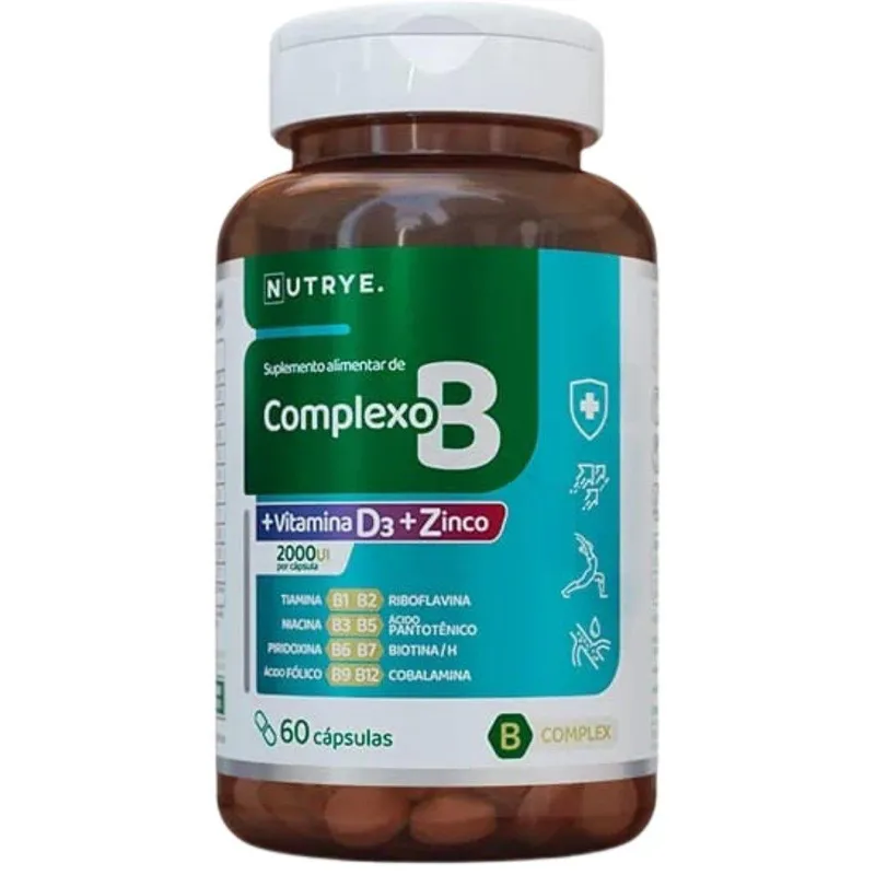 Complexo B - 60 Cápsulas Nutrye