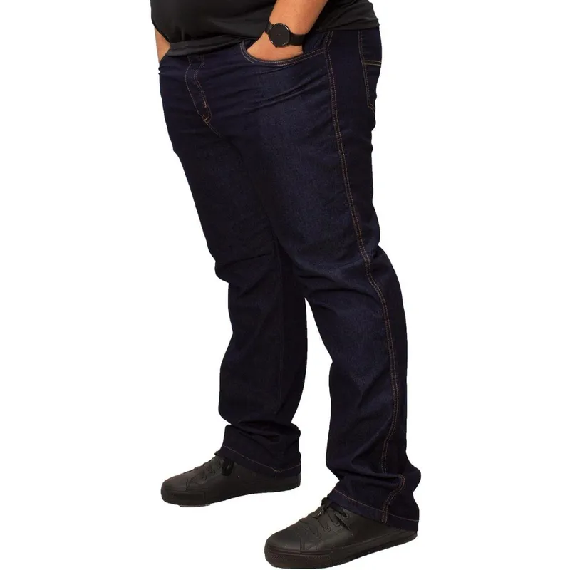 Calça Masculina Jeans Com Elastano Básica Tradicional Serviço Trabalho