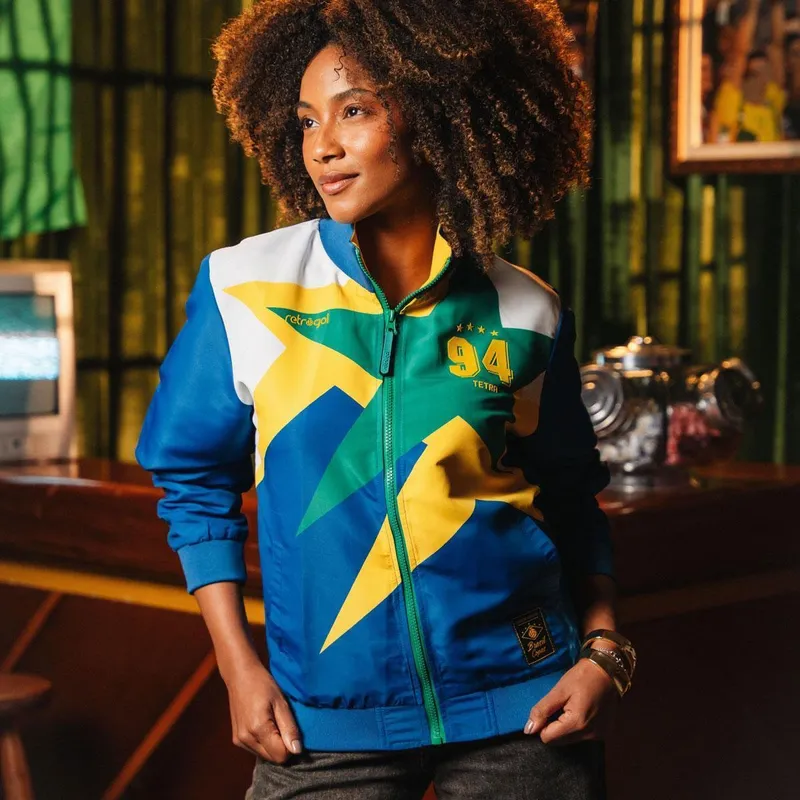 Jaqueta Brasil Retrô 1994 Tetra Feminina