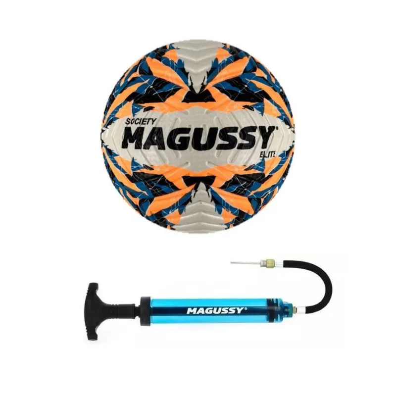 Kit Bola Society Elite + Bomba de Ar | Magussy