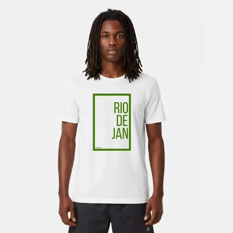 Camiseta Masculina Algodão Premium Skate Surf Praia Streetwear RIO DE JANEIRO