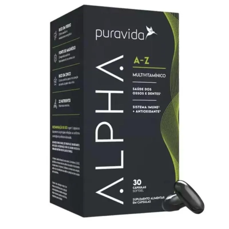 Alpha A-Z (30 Cápsulas) - Pura Vida