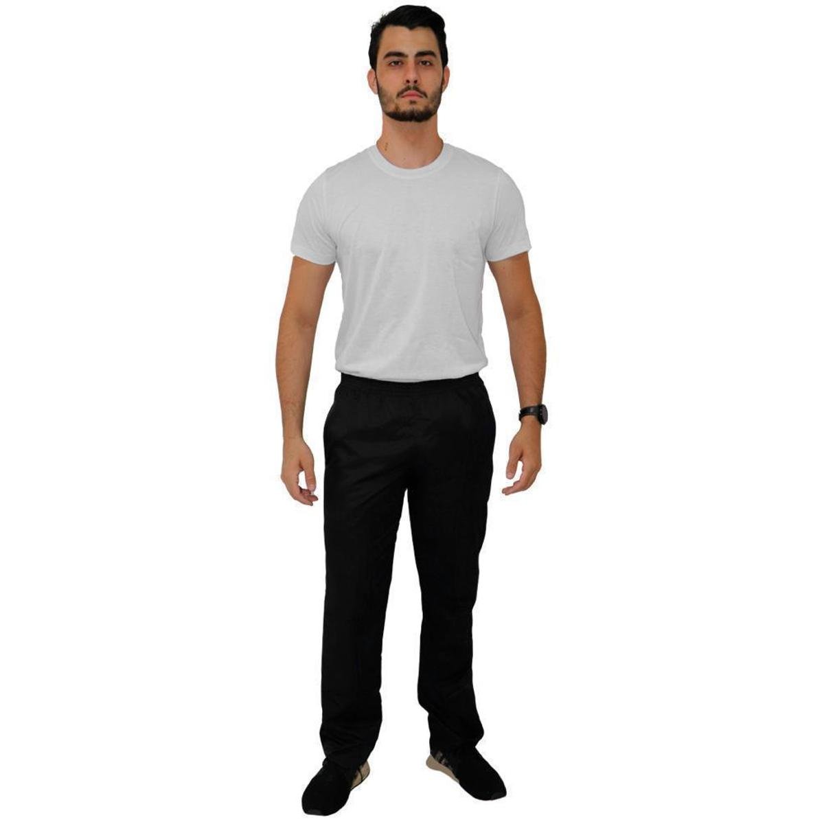 Calça em microfibra