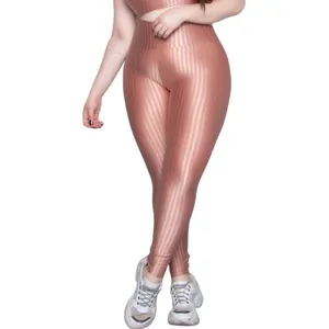 Calça Legging New Zig 3D Plus Size Serra e Mar Poliamida Cós Alto Fitness Academia Feminina