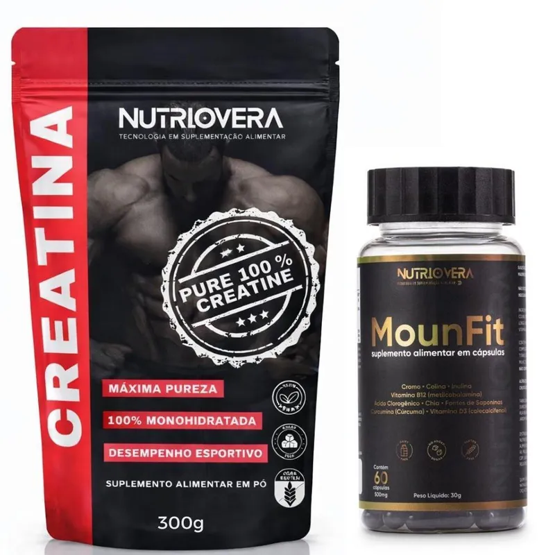 Kit Creatina 300g + MounFit Suplemento Alimentar