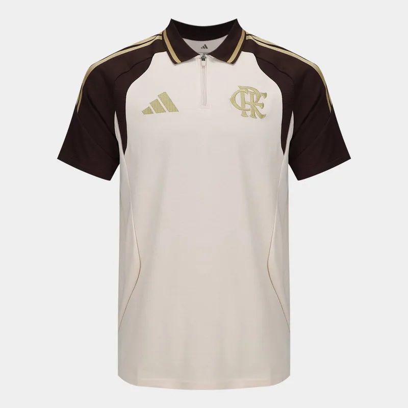 Camisa Polo Flamengo 26/27 Comissão Adidas Masculina