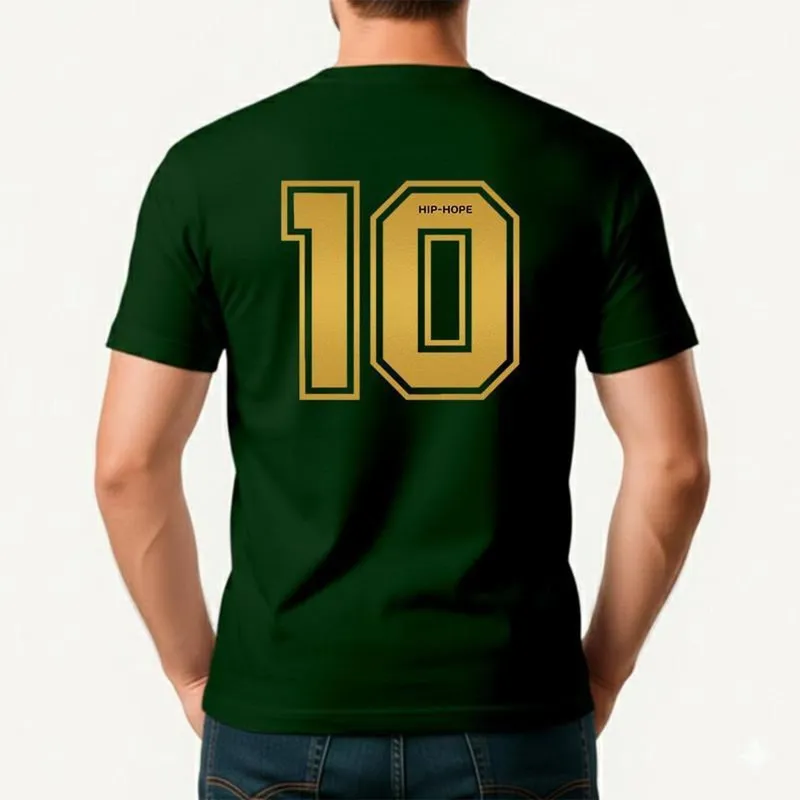 Camiseta Masculina Algodão Premium Brasil Camisa 10