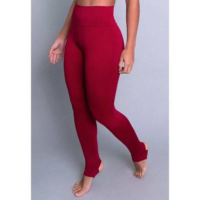 Calça Legging Pezinho Cintura Alta Suplex Fitness Academia Mvb Modas