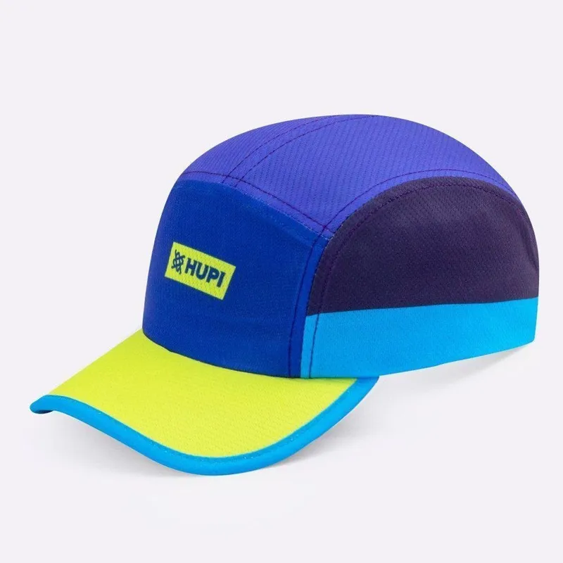 Boné para Corrida HUPI Run Fast Azul e Amarelo - AZUL/AMARELO UNICO