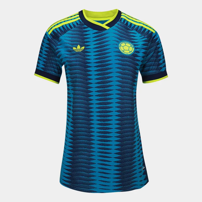 Camisa Seleção Colômbia Away 2026 s/nº Tocedor Adidas Originals Feminina