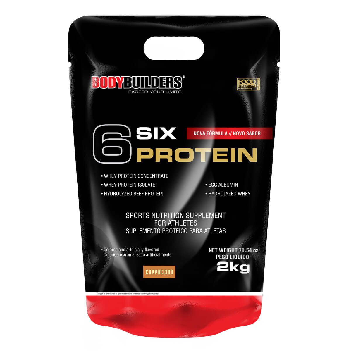Whey Protein 6 Six Protein Refil 2Kg Exclusivo - Bodybuilders