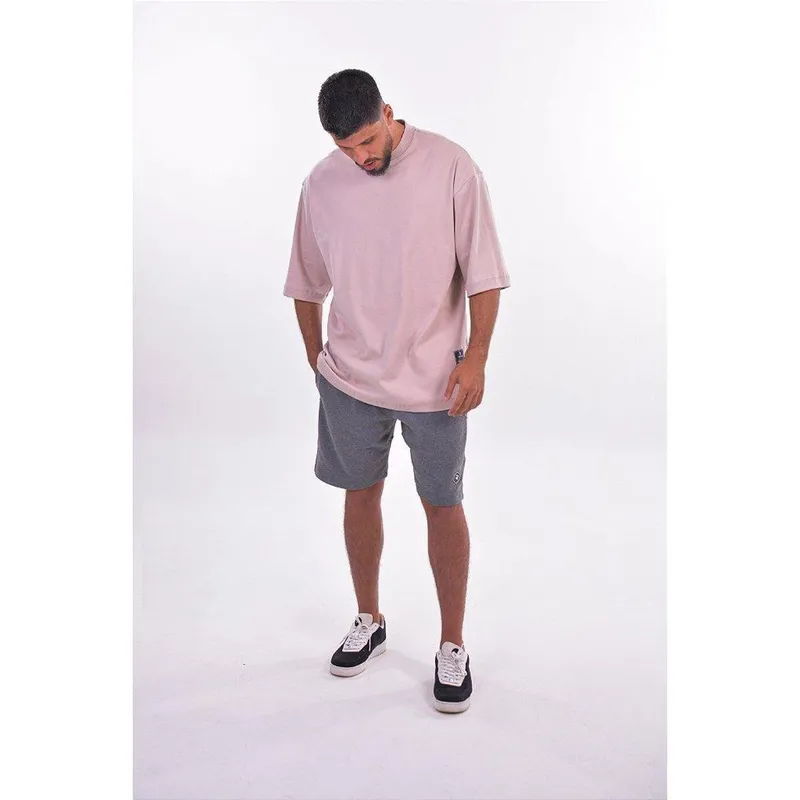 CAMISETA OVERSIZED PREMIUM ROUND CAPUCCINO