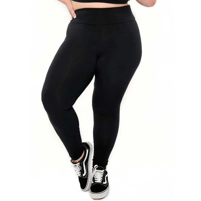 Calça Legging Selene Básica Fitness Plus Size Fem