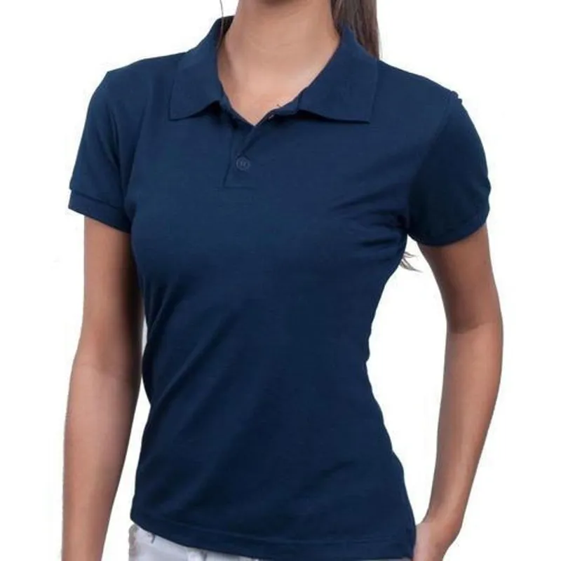 Camisa Polo Vesttuario Camiseta Gola Atacado Uniforme Piquet Feminina