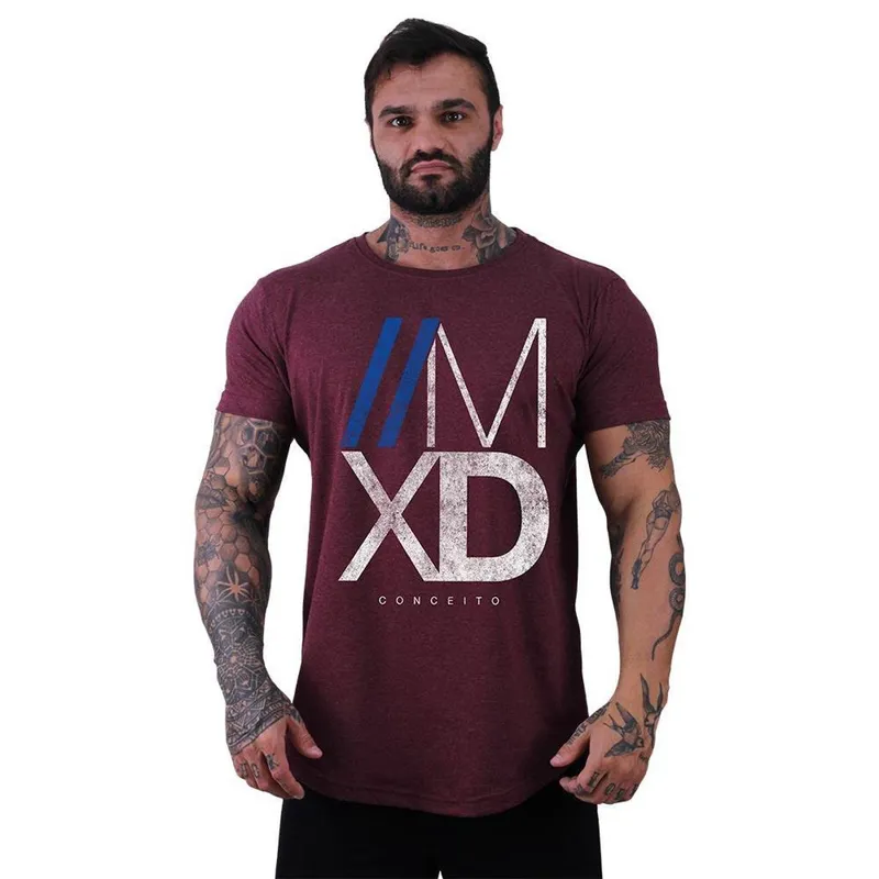 Camiseta Longline MXD Conceito Estampada Academia Treino Fit