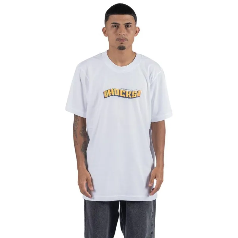 Camiseta Adulto Algodão Hocks H25558 Branca
