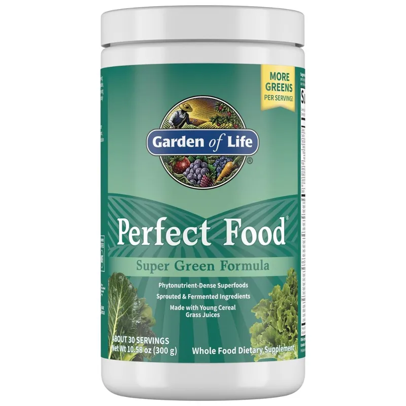 Suplemento Garden Of Life Perfect Food Super Green 30 Porções