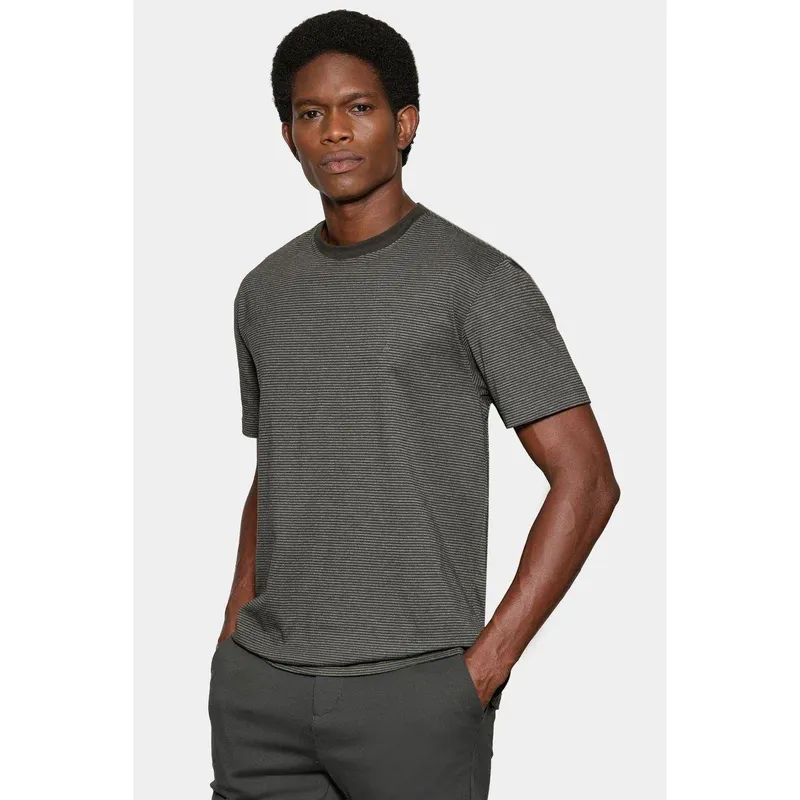 Camiseta Aramis Manga Curta Básica Listra