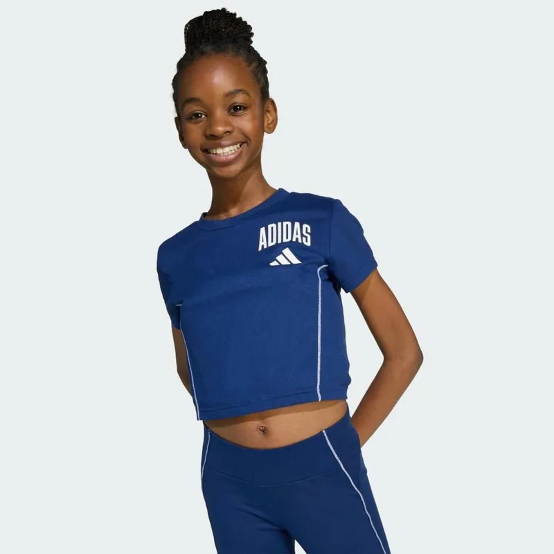 Camiseta Infantil Adidas Impressa Essenciais de Treino