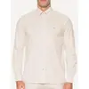 Camisa Tommy Hilfiger Masculina Regular Oxford Striped Cáqui
