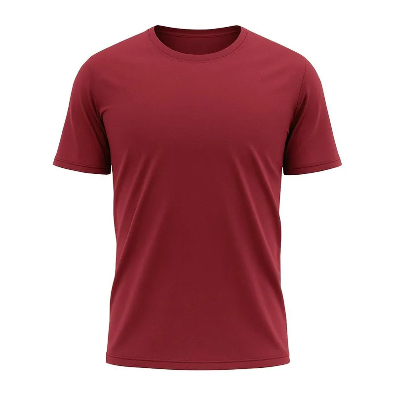 Camiseta Básica Masculina Dry Lisa Tradicional Poliéster Confortável Treino