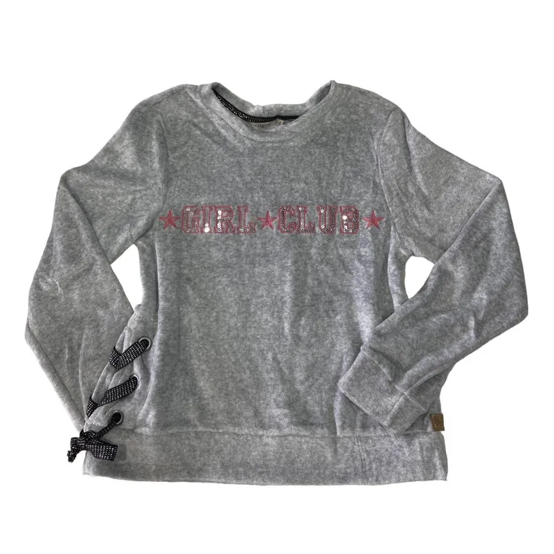 Blusa De Frio Moletom Menina Veludo Estilosa Top