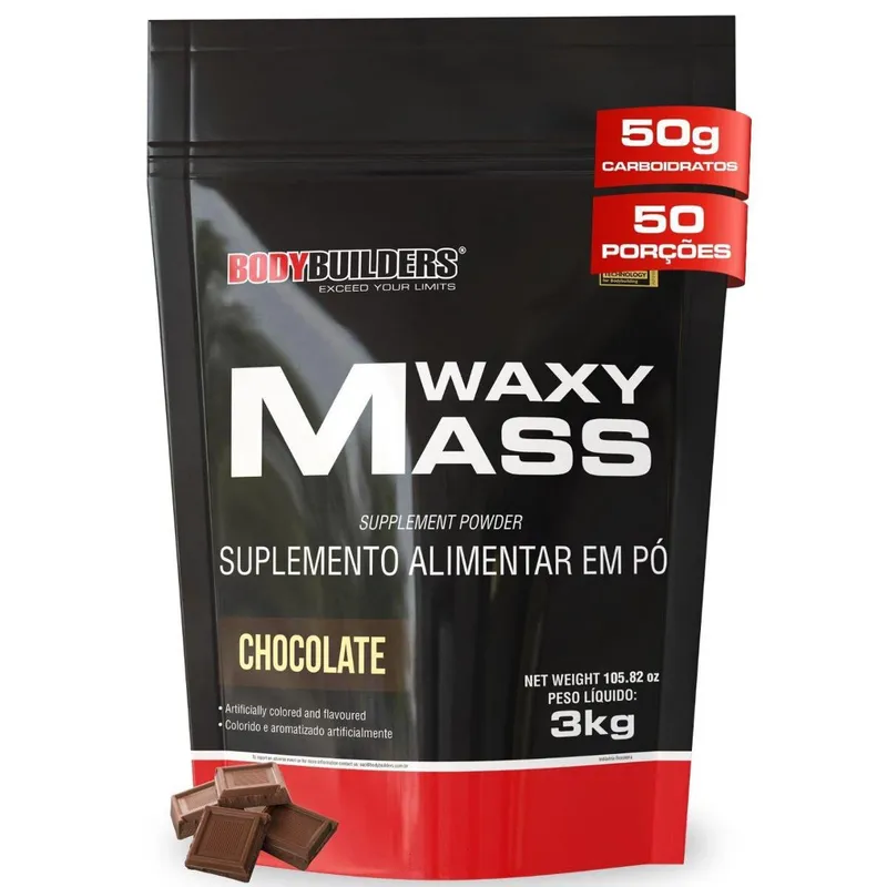 Hipercalórico Waxy Mass 3kg Refil - Bodybuilders