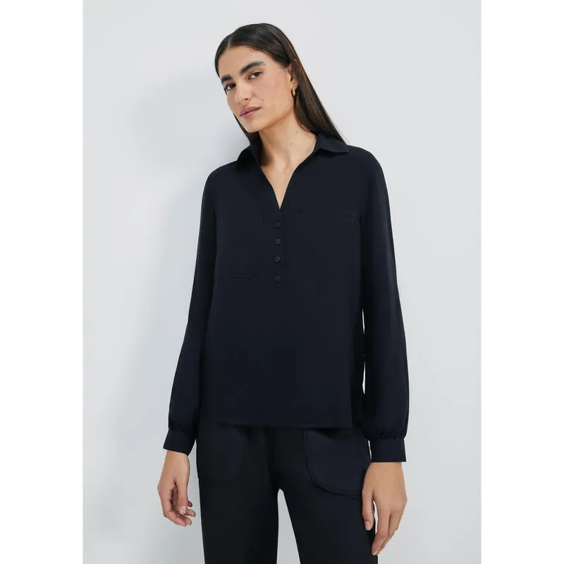 Camisa Feminina Manga Longa Em Viscose - Terracota XG