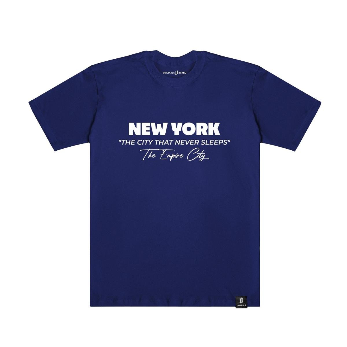 Camiseta New York Essencial City Marinho Originals Brand