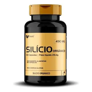 Silício 490mg Muwiz (60 Cápsulas) Pele, Cabelos e Unhas Fortes | Alta Absorção