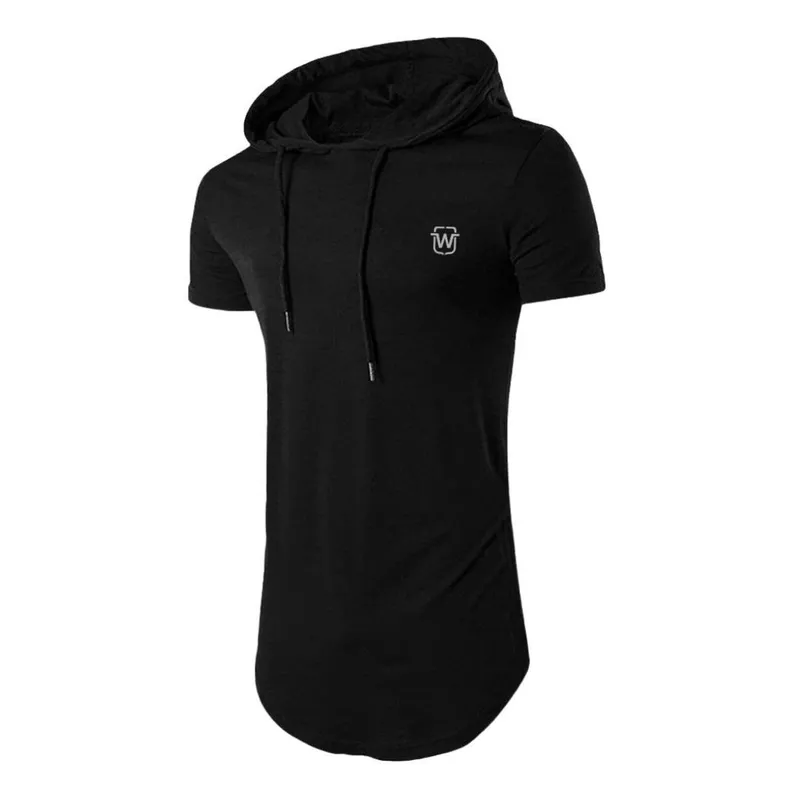 Camiseta Longline Manga Curta com Capuz Plus Size WC14plus-VERDE-G1