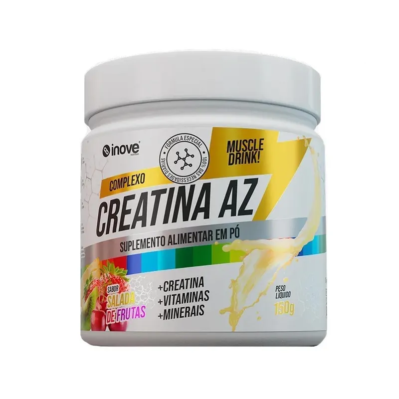 Creatina AZ + Vitaminas Sabor Salada De Frutas 150g Inove Nutrition