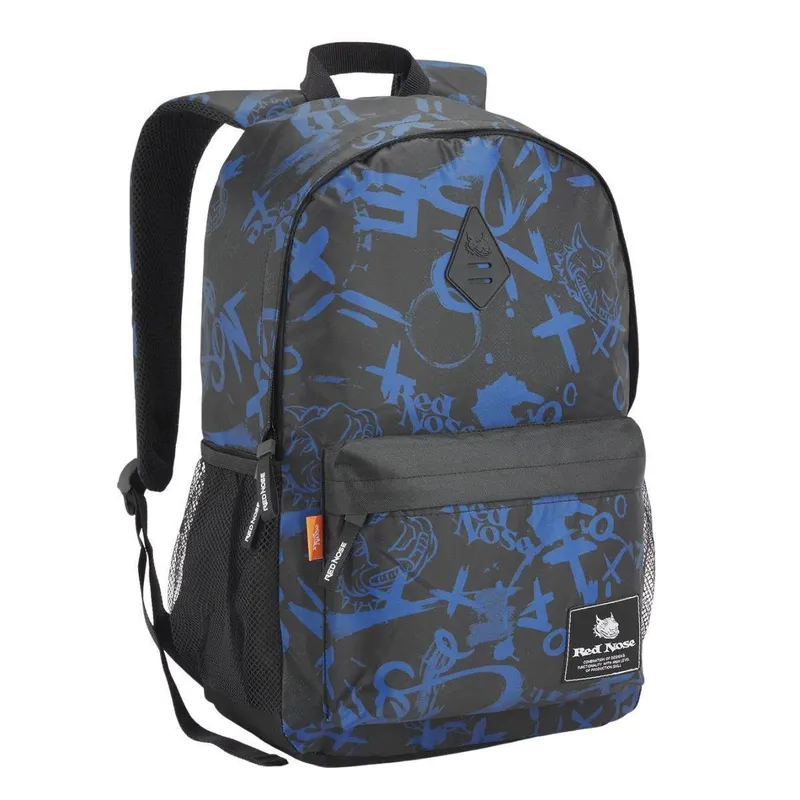 Mochila Costas Red Nose Masculina Casual Azul Escolar