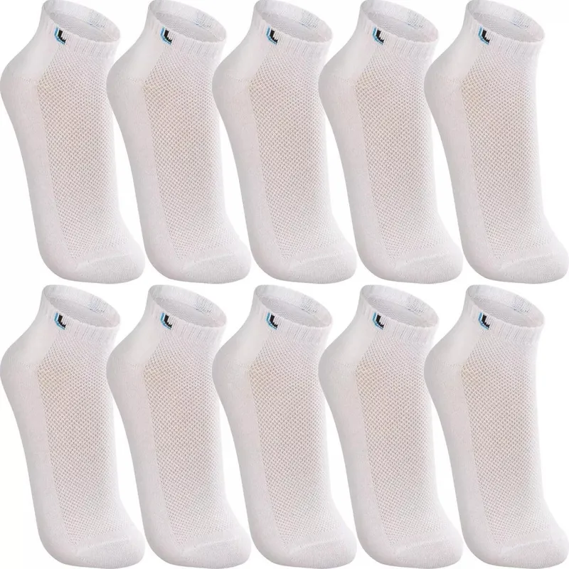 Kit 10 Pares Meias Lupo Cano Baixo Curto Tornozelo Algodão Masculina Meia Feminina Original