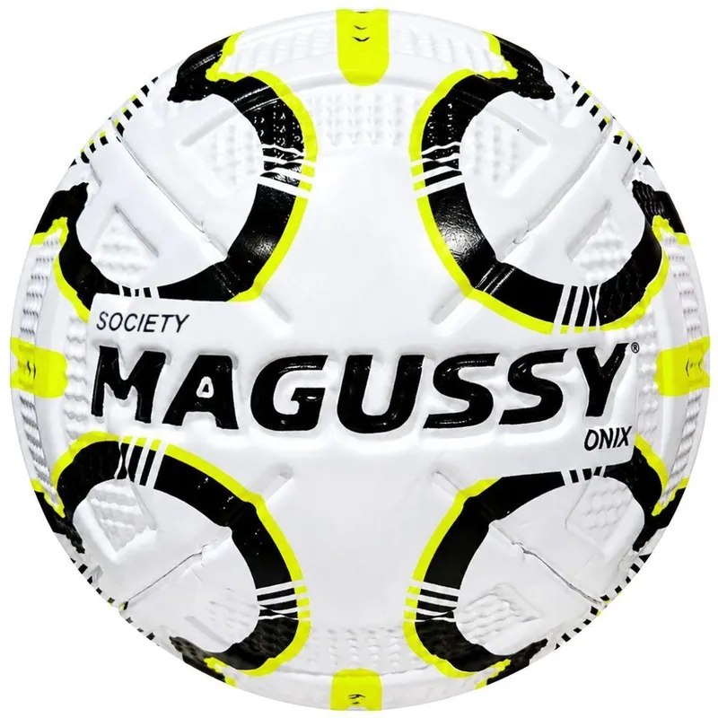 Bola Society Magussy Onix Grama Sintética em Pvc e PU