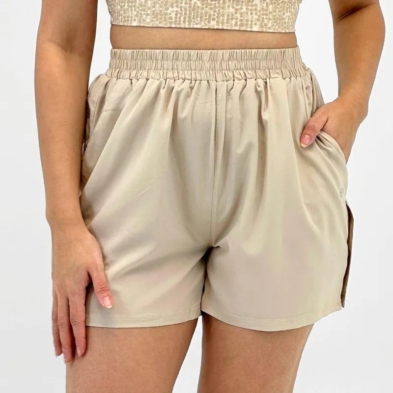 Shorts Enfim Curto em Microfibra Feminino